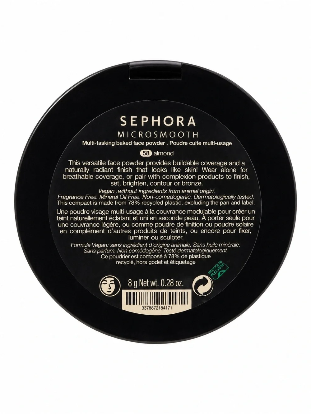 Sephora Bronzer Compact — Golden Tan